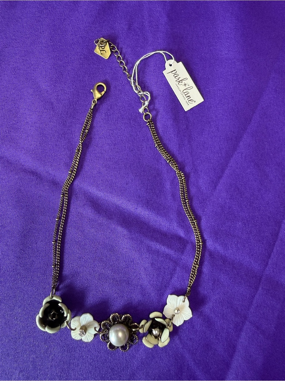Park Lane J’Adore Floral Statement Necklace NWT Retired $79
